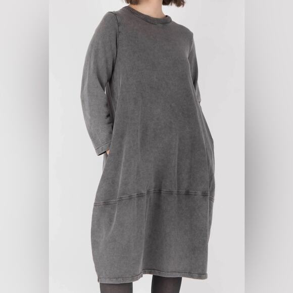 Amici parachute sweatshirt dress made in Italy size small - Picture 1 of 10